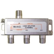 SAC 3 Way indoor UHF splitter